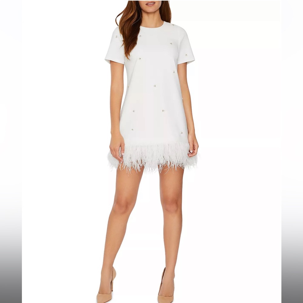 LIKELY Marullo Rhinestone Embellished Mini Dress